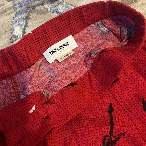 Zadig & Voltaire guitar maxi skirt - Picture 4 of 7